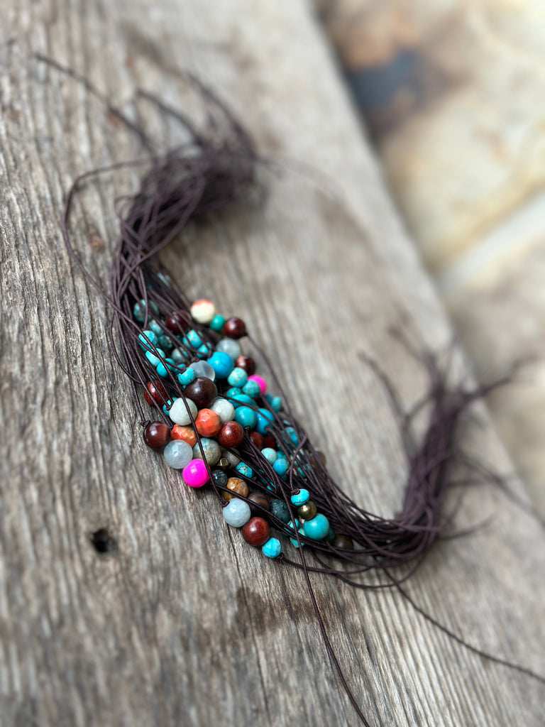 Multi colored prayer bracelet